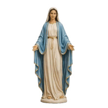 Statue de vierge, décoration de chapelle de maison, Figurines de