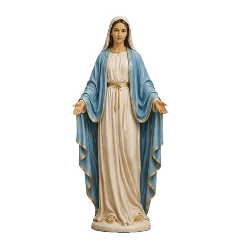 Statue de vierge, décoration de chapelle de maison, Figurines de