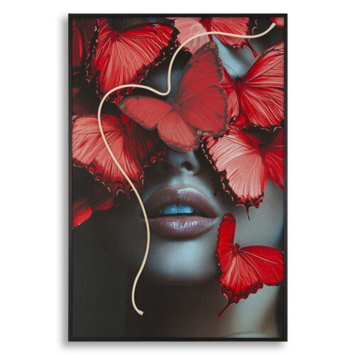 Dipinto su tela con led cm 60x3,5x90