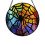 Halloween Acrylic Stained Glass Hanging Decor 1
