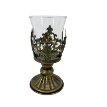 Tornadoes Candle Holders Glass Pillar Candle Holders-25W373JD