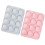 2 STKS Multifunctionele 12 Holte Golfbal Siliconen Mallen 1