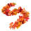 5.7ft Fall Maple Leaves Garland Artificial Orange 1