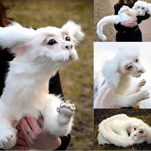 Falkor Luck Dragon -pehmonukke – käsintehty pehmolelu
