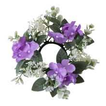Artificial Rose Candle Ring Wreath 25 cm