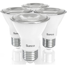 PAR20 LED Bulb Dimmable 7W 2700K E26 4 Pack
