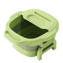 Unité de base pliable avec bol profond et face rainurée-Vert