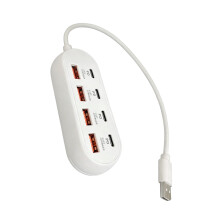 Câble répartiteur de hubs de charge USB C à 8 ports pour-30cm