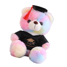Doctor Bear Knuffel Knuffel Afstudeercadeau voor-lichtroze blauw