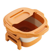 Baignoire pratique pour soins des pieds avec forme-Orange