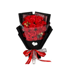 Preserved Red Roses Bouquet – Realistic Wedding & Home