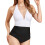 Damesbikini met V-hals en driehoekige cups, sneldrogend en elastisch. 1