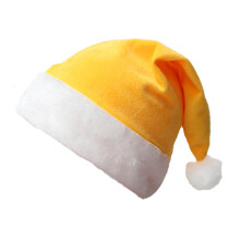 Bonnet de Père Noël en peluche douce, bonnet de festival, 1 pièce