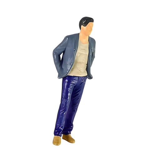 Figurine de scène de billard miniature à- Poche arrière