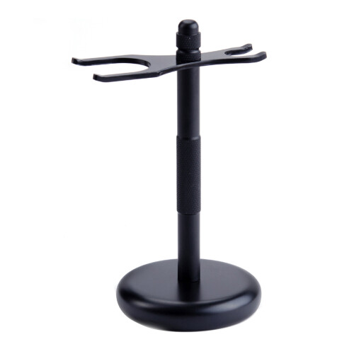Support élégant pour rasoirs de salle de bain avec une-Noir