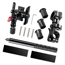Handlebar Mount With Adjustable Extension Arm And Smartphone