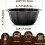 4-inch antiaanbak cakevorm van gegolfd koolstofstaal 3