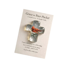 Miniature Pocket Hug Souvenirs Card With Beautiful Angeled-A