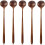 Conjunto de 5 colheres de sopa compridas de madeira em estilo coreano, com 27,7 cm (10,9 polegadas). 1