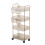 Carrello portaoggetti trasparente a 3 ripiani 1