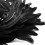 Black Feather Wreath 40cm Square 1