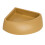 Reptiles Worm Dish Lizards Food Bowl Triangular-Brownish yellow 1