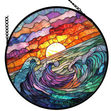 Attrape-soleil au Design à breloques, pièce d'art-20CM 23