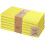 Gula bomullsservetter, set med 6 (20x20 tum) 1