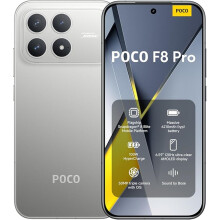 (12GB 512GB, Titanium Silver) XIAOMI POCO F8 Pro 5G Smartphone  6.59"120Hz AMOLED Display 50MP OIS Camera,12GB 512GB-Titanium Silver/Black/Blue