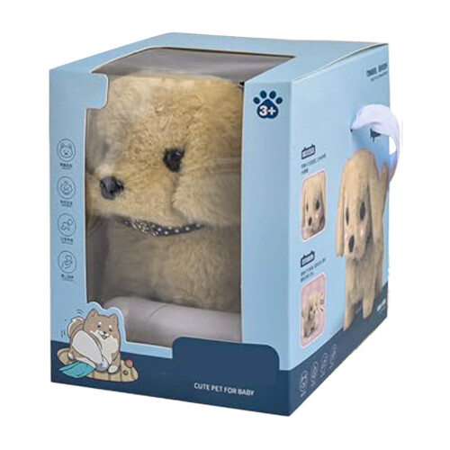 Realistic Robot Puppy Toy with Tail Wagging & Barking