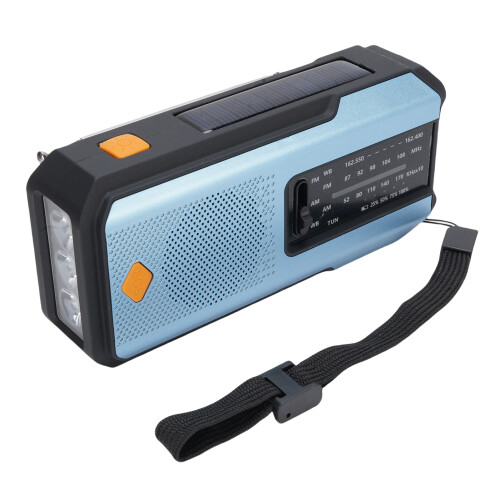 Notfall-Handkurbelradio 2000 mAh 15,2  4  6,8 cm