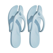 Tongs pliables, sandales pliables, idéales pour la-Bleu M