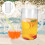 Acryl waterkan 2L transparant 1