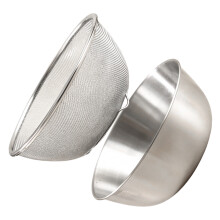 Professional Grade Stainless Steel Mesh Strainer And Bowl-25CM