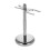Support de rasoirs pour blaireau moderne de couleur-argent 1