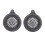 2er Pack Silikon Abflusssieb, Duschabfluss Abdeckung für Badezimmer Wanne Grey 1