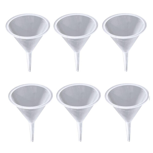 6 Mini-Parfümentrichter für kleine Fläschchen