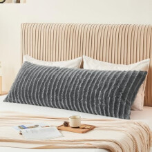 Fleece örngott 20x54 tum, dragkedja, 2-pack