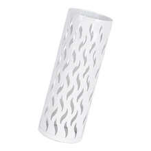 Élégant conteneur d'accessoires de pluie en métal avec-Blanc