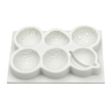 Moules à chocolat en silicone Planet Shape (lot de 6)