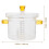 Clear Glass Soup Bowl with Lid 450ml 5