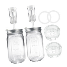 32Oz Processing Jar Set With Secure ending System And Flexible
