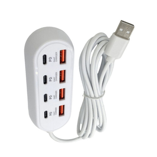 USB Extension Cable Splitter With 8 Charging Port-200cm