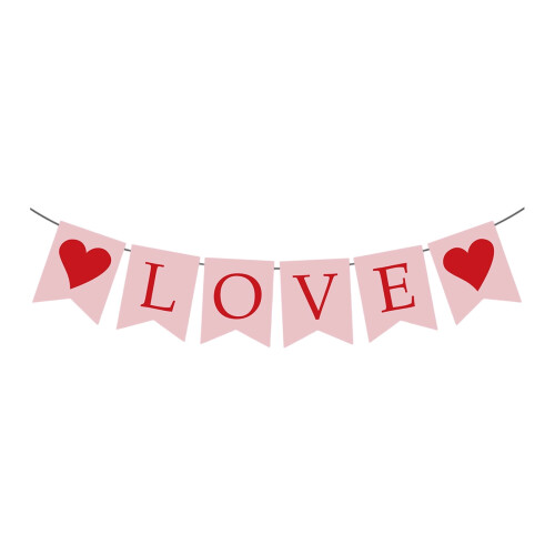 Heart Garland Set - Valentine's Day Decor