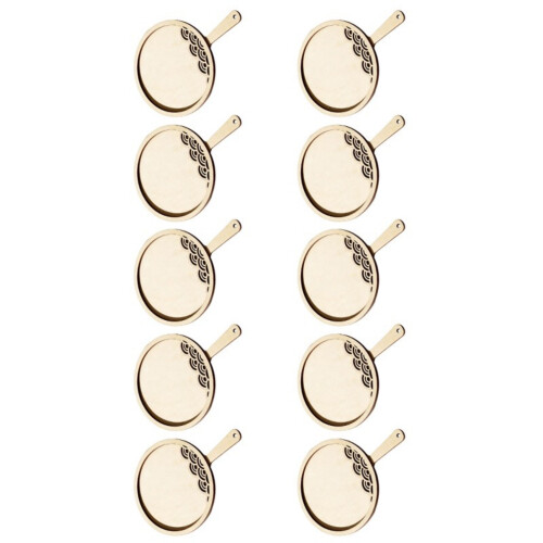 10 stuks houten oude handvat ventilator onvoltooide-Xiangyun