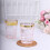 Gobelets BalsaCircle rose poudré, bord doré, 30 cl 1