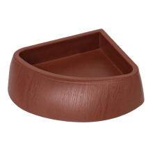 Reptiles Food Bowl Lizards Geckos Food Water Dish-Reddish Brown