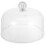 Cupola per torta rotonda in acrilico trasparente da 25 cm 1