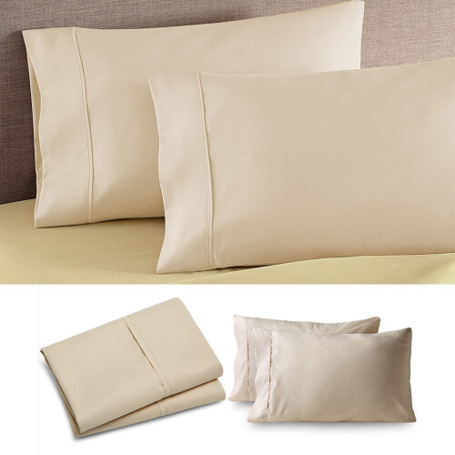 Set van 2 kussenslopen 20x30 inch met envelopsluiting, geborsteld