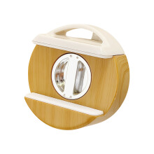ABS Suction Cup Power Strips Holder Wood Color Easy-B